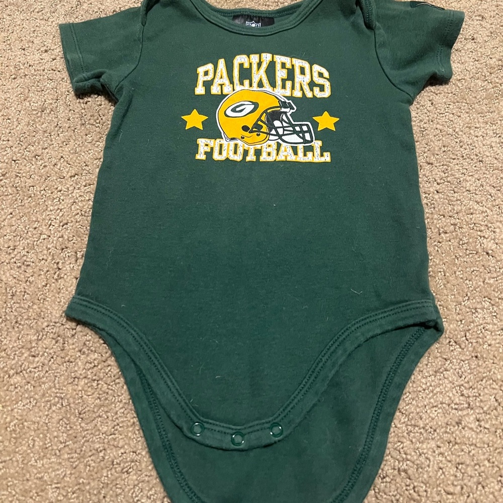 NFL Green and Yellow Packers Bodysuit